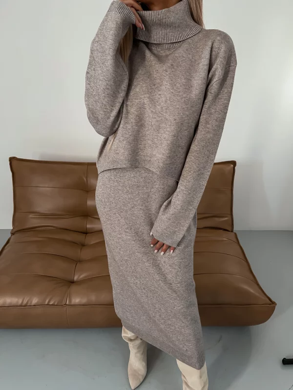 Nicole - Ensemble Tricot Femme Automne/Hiver