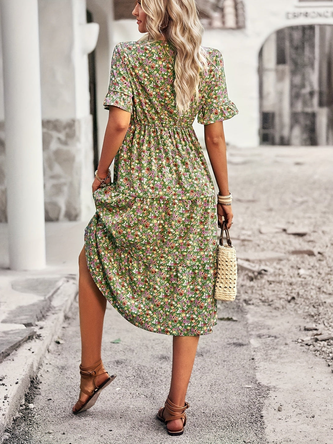 Ariana – Robe Florale Bohémienne