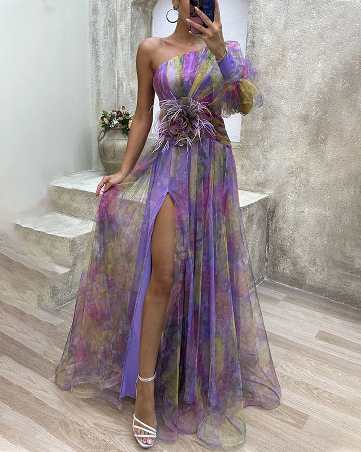Cecilia | Robe Élegante à Fente