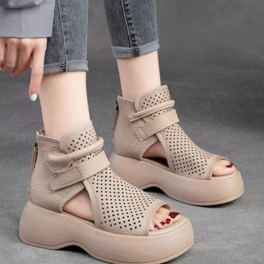 Federica™ - Sandales orthopédiques en cuir intemporelles