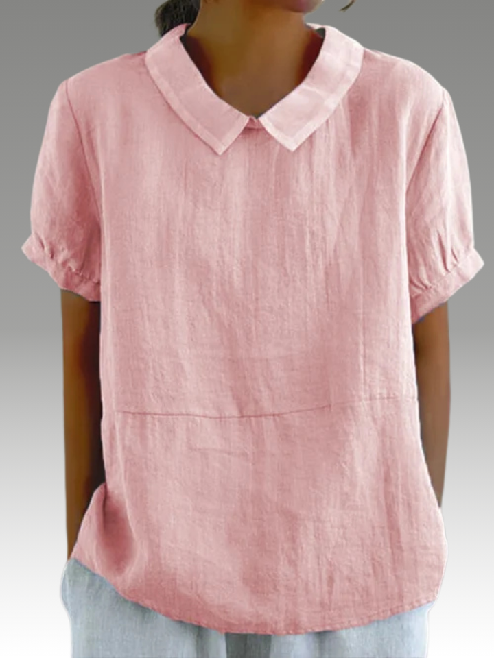 Deborah | Blouse Col Montant Détendue