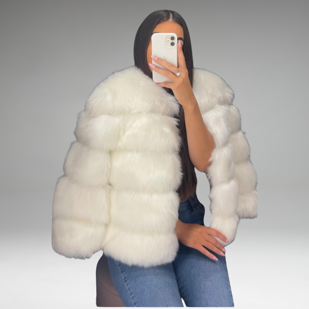 Tarynna - Veste en Fourrure Synthétique Douillette