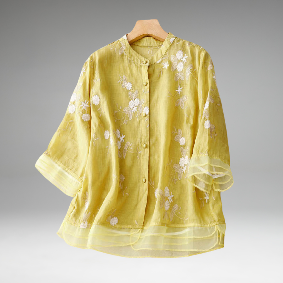 Eloise™ | Blouse Brodée Élégante
