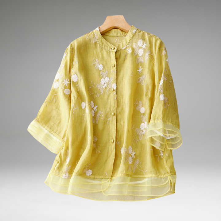 Eloise™ | Blouse Brodée Élégante