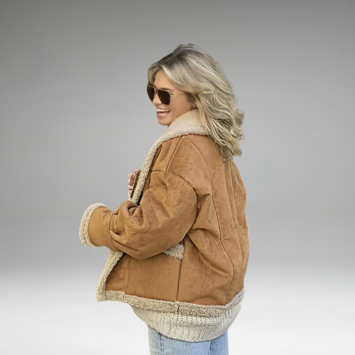 Anoura - Veste en Fleece avec Col Contrasté