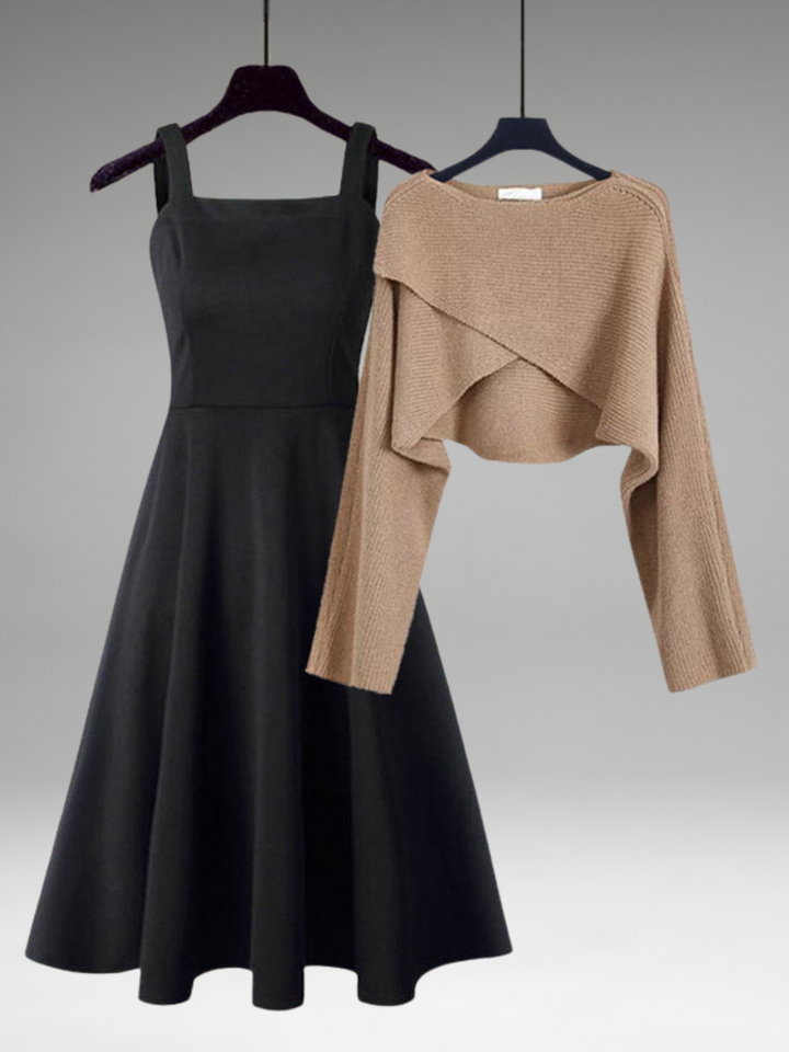 Enrica™ | Ensemble de robe tricotée élégante