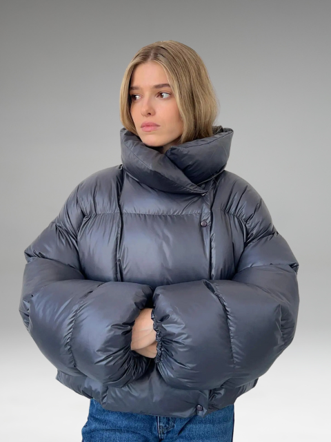 Azelina - Veste doudoune surdimensionnée à double couche