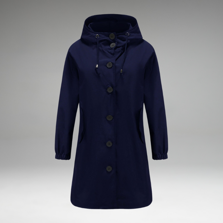 Betsy | Manteau Boutonné Imperméable et Coupe-Vent