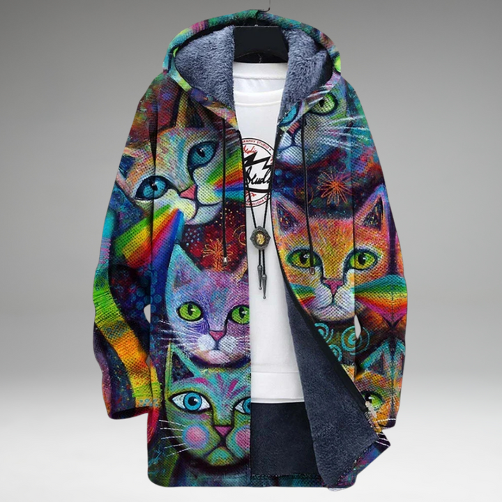 Anna - Veste avec Imprimé Artistique