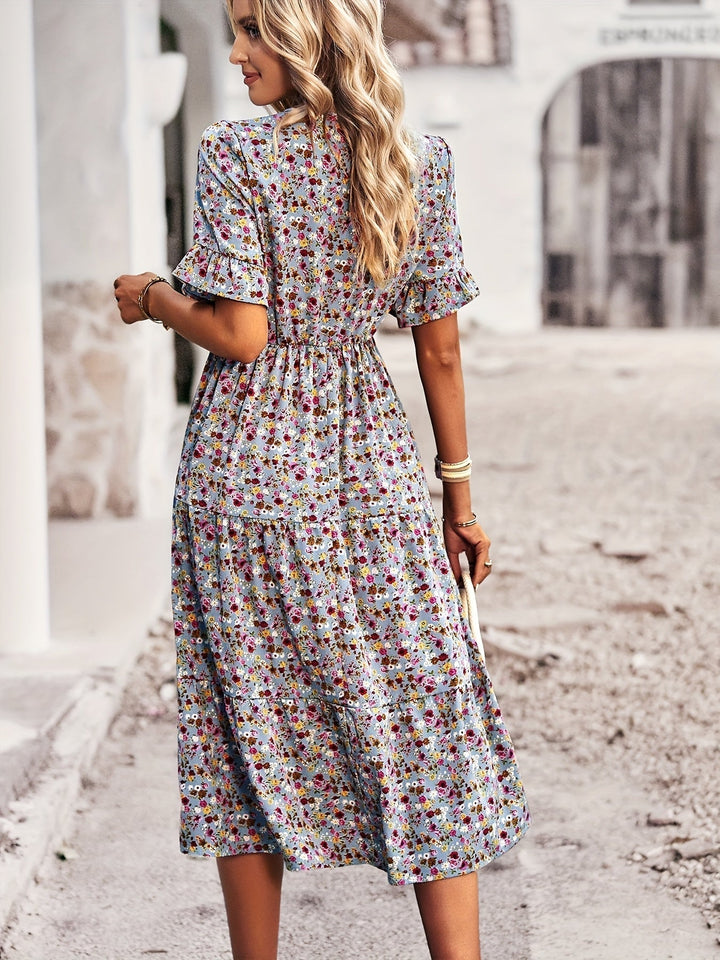 Ariana – Robe Florale Bohémienne