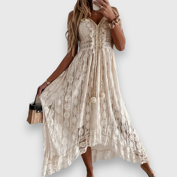 Fleur – Robe en Dentelle Élégante