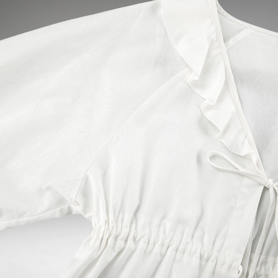 Alexandra™ - Ensemble Top à Volants et Shorts
