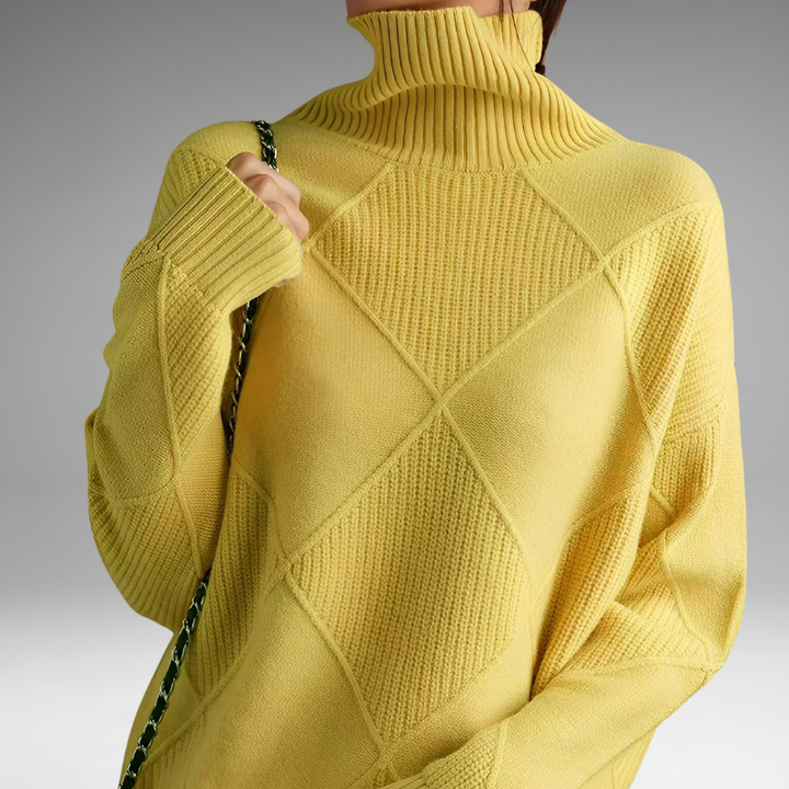 Avery | Col roulé en tricot doux