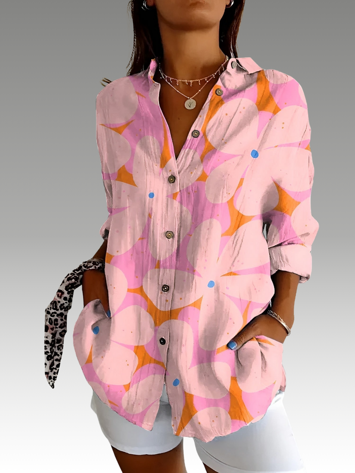 Amara™ - Chemise Boutonnée Imprimée