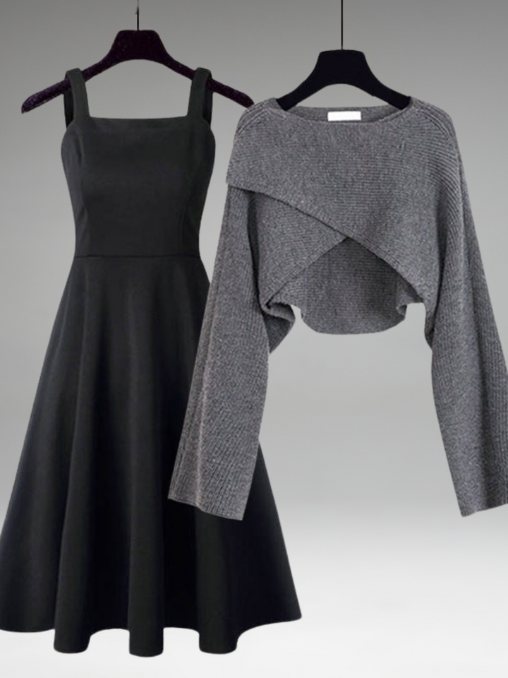 Enrica™ | Ensemble de robe tricotée élégante