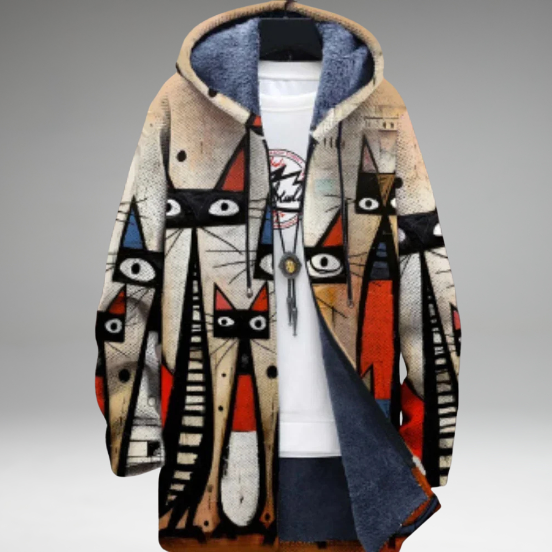 Anna - Veste avec Imprimé Artistique