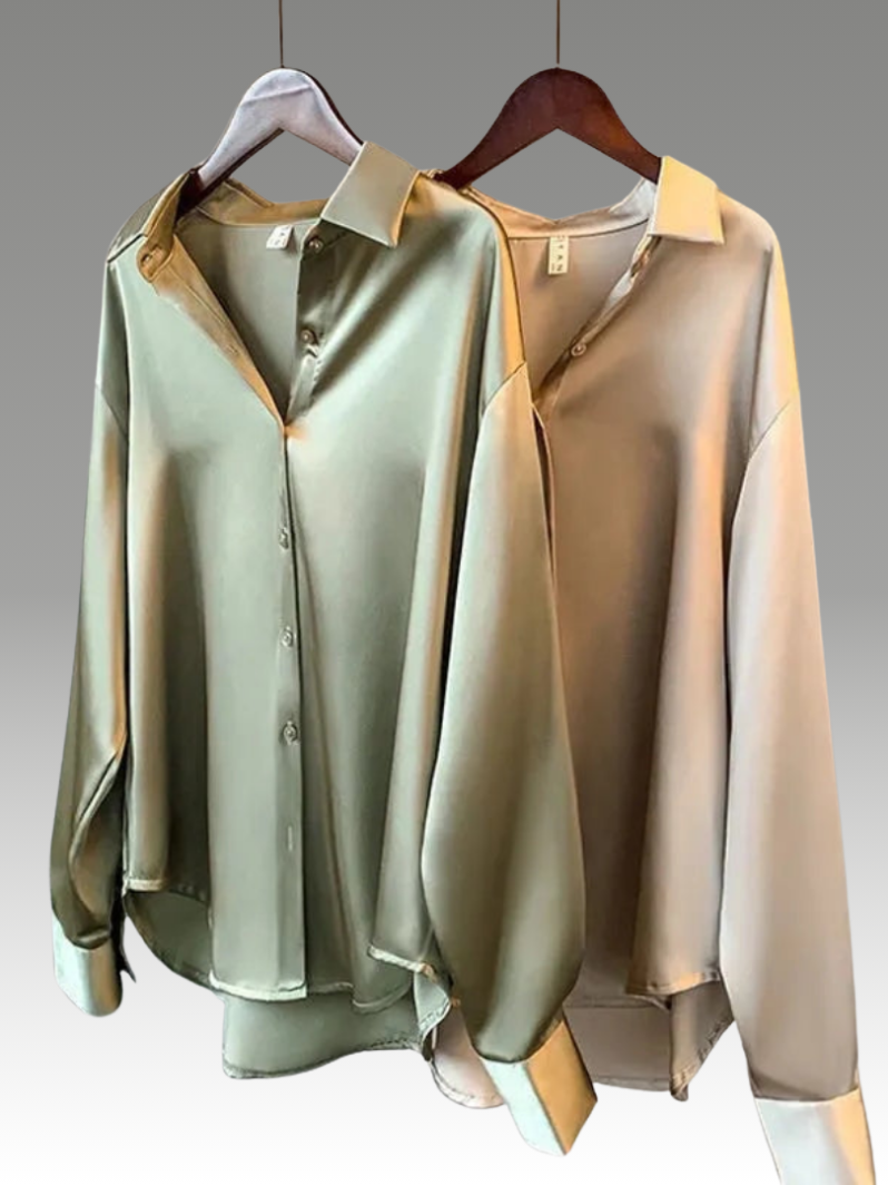 Chemise en Satin pour Femmes