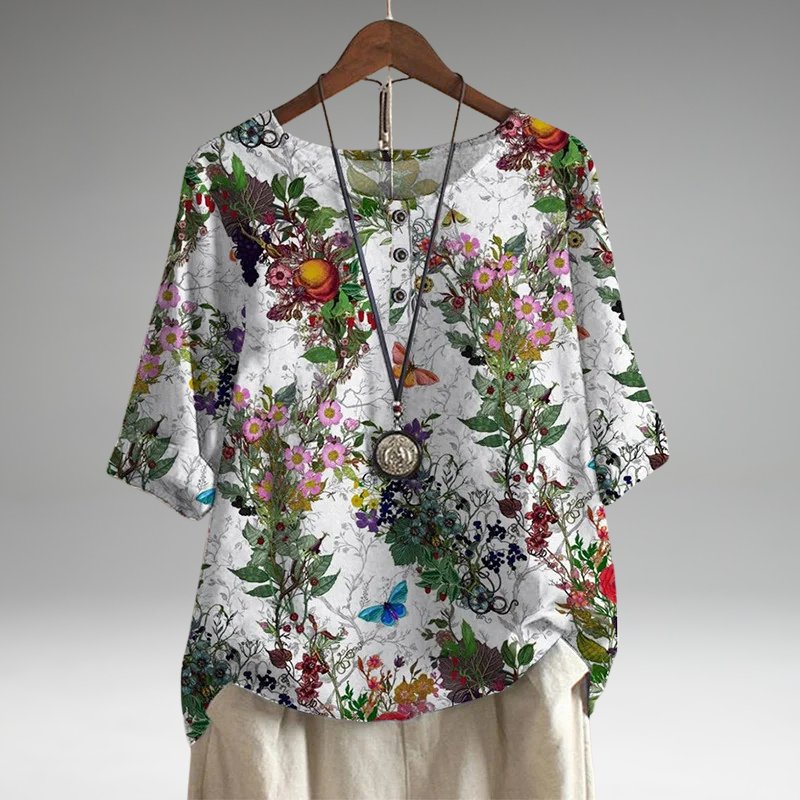 Anya | Blouse d'inspiration rétro