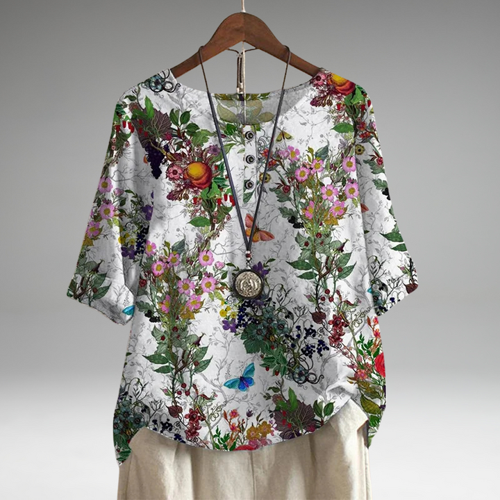 Anya | Blouse d'inspiration rétro