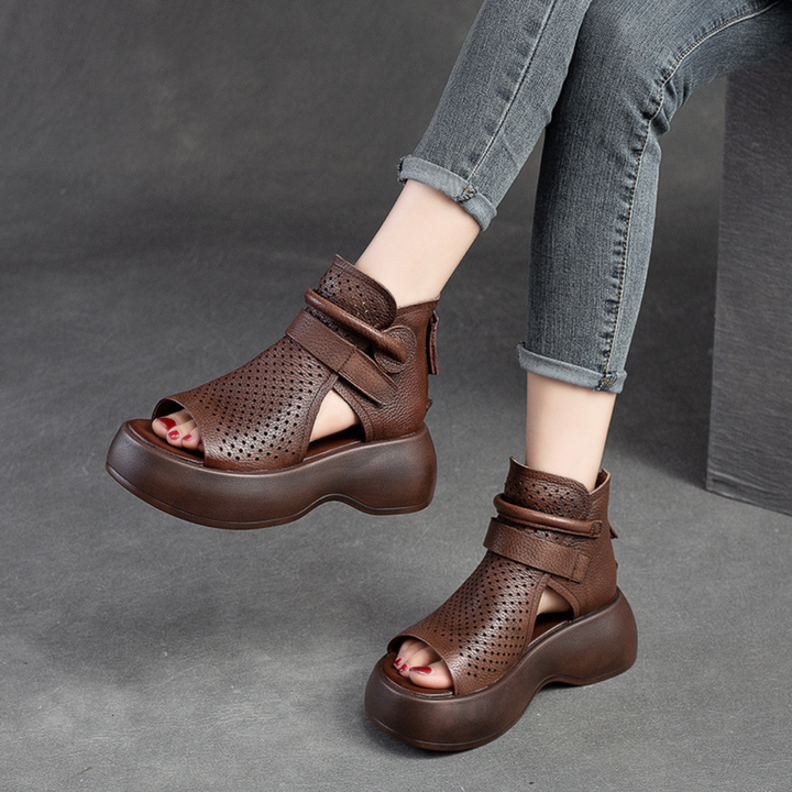 Federica™ - Sandales orthopédiques en cuir intemporelles