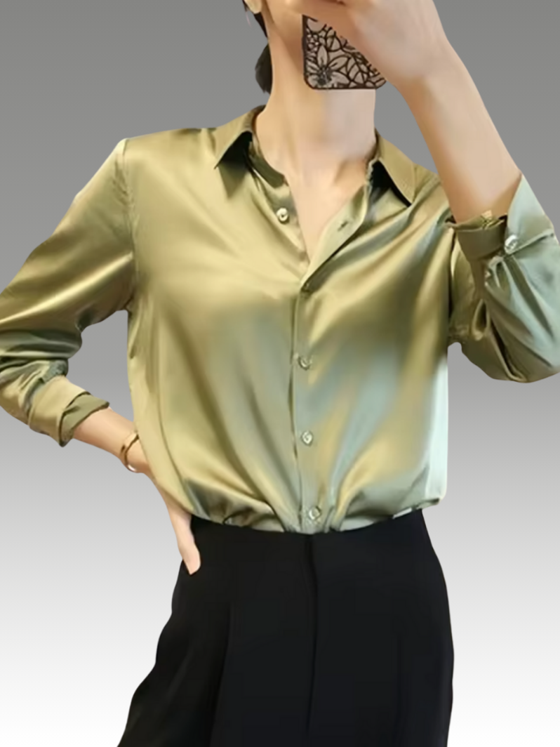 Paige – Blouse en Satin Élégante