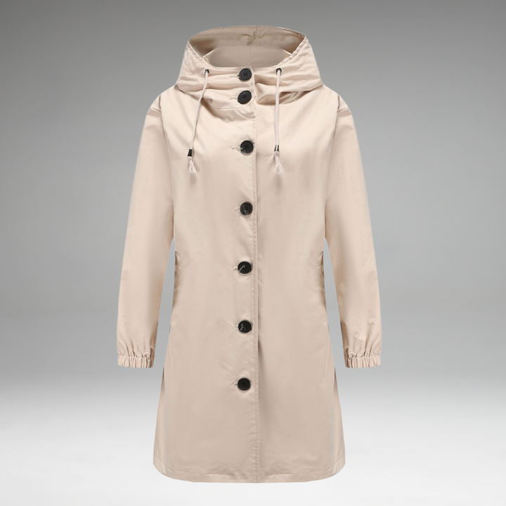 Betsy | Manteau Boutonné Imperméable et Coupe-Vent
