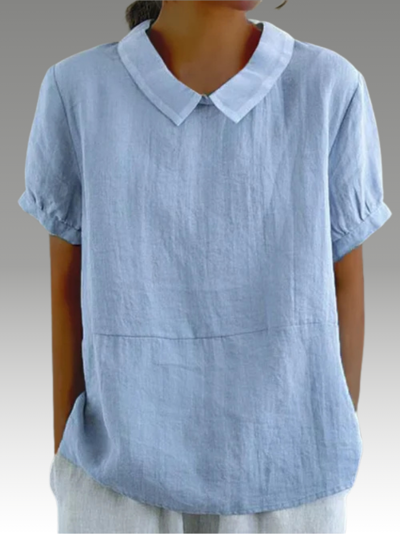 Deborah | Blouse Col Montant Détendue