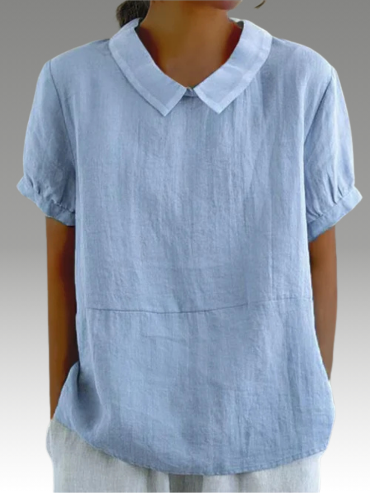 Deborah | Blouse Col Montant Détendue