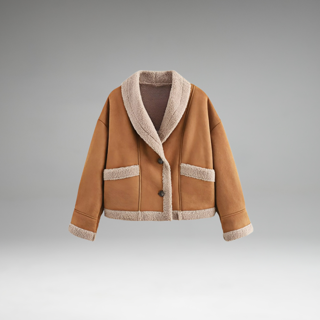 Anoura - Veste en Fleece avec Col Contrasté