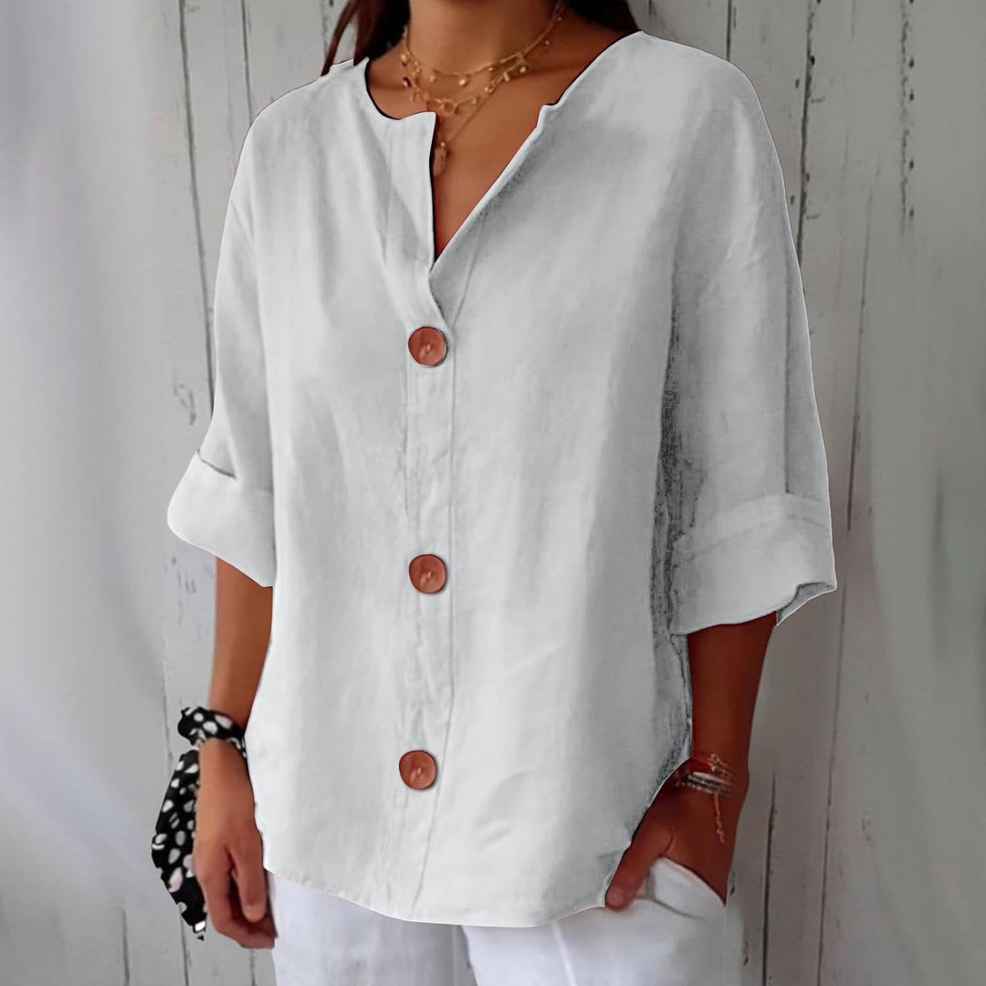 Aline™ | Chemise en lin légère et aérée