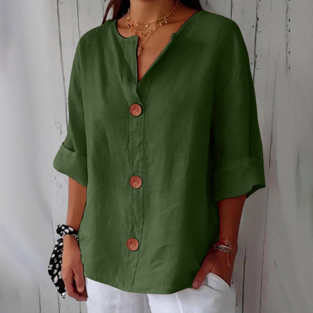Aline™ | Chemise en lin légère et aérée