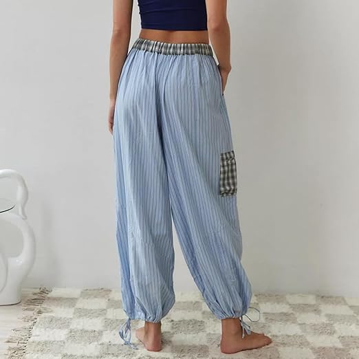 Ava Ensemble de Loungewear 2 Pièces pour Femmes – Pyjamas à Carreaux