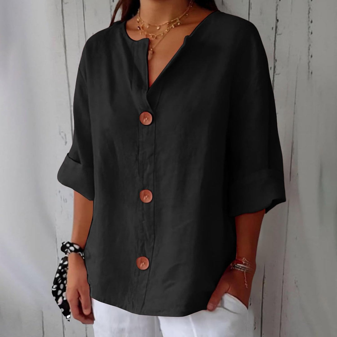Aline™ | Chemise en lin légère et aérée