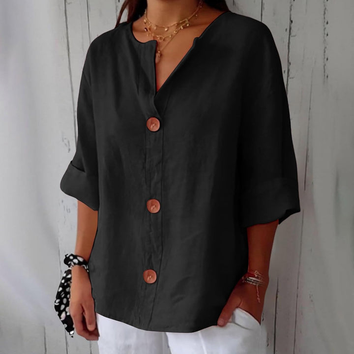 Aline™ | Chemise en lin légère et aérée