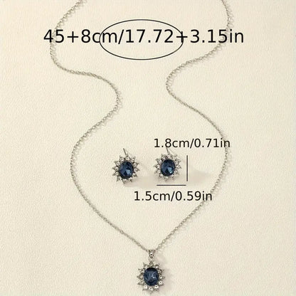 Parure Katya Azuryn | Or blanc