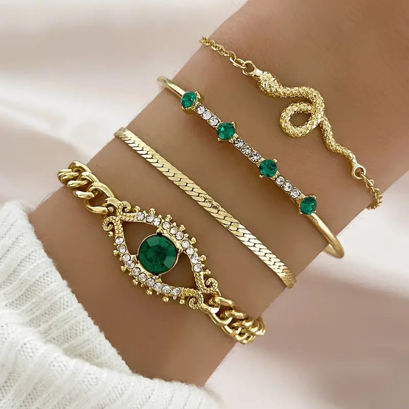 Parure de bracelets Serpina Veyra | Or