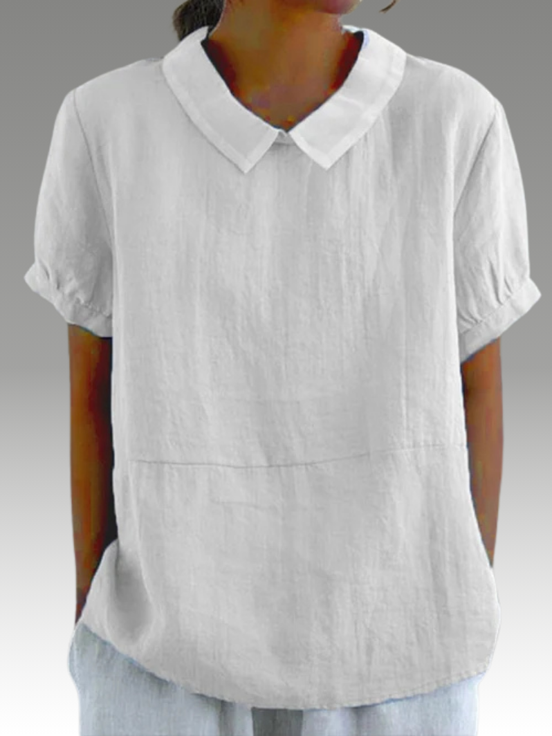 Deborah | Blouse Col Montant Détendue
