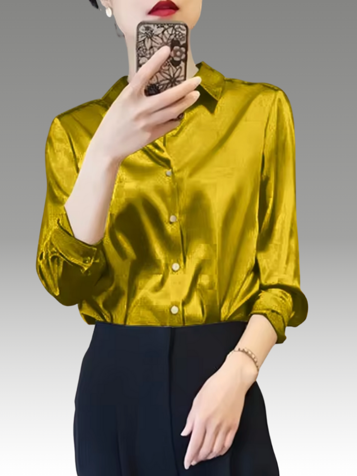 Paige – Blouse en Satin Élégante