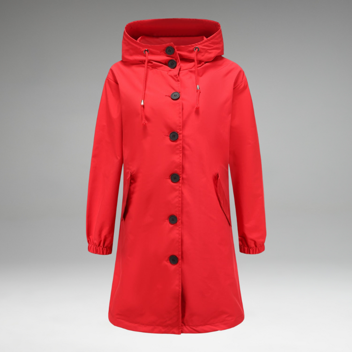 Betsy | Manteau Boutonné Imperméable et Coupe-Vent