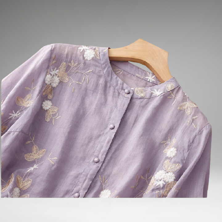 Eloise™ | Blouse Brodée Élégante