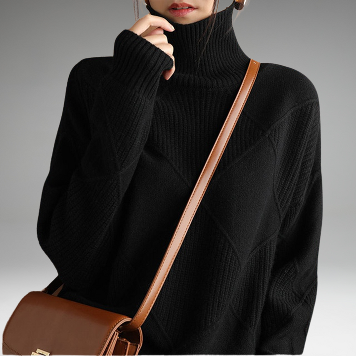 Avery | Col roulé en tricot doux