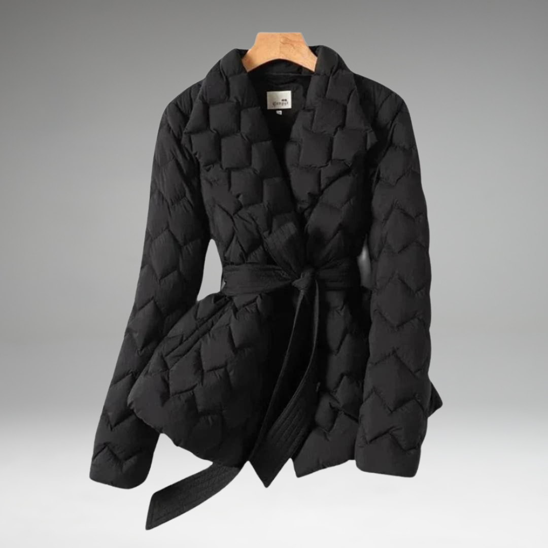 Adriana | Manteau en duvet élégant avec ceinture