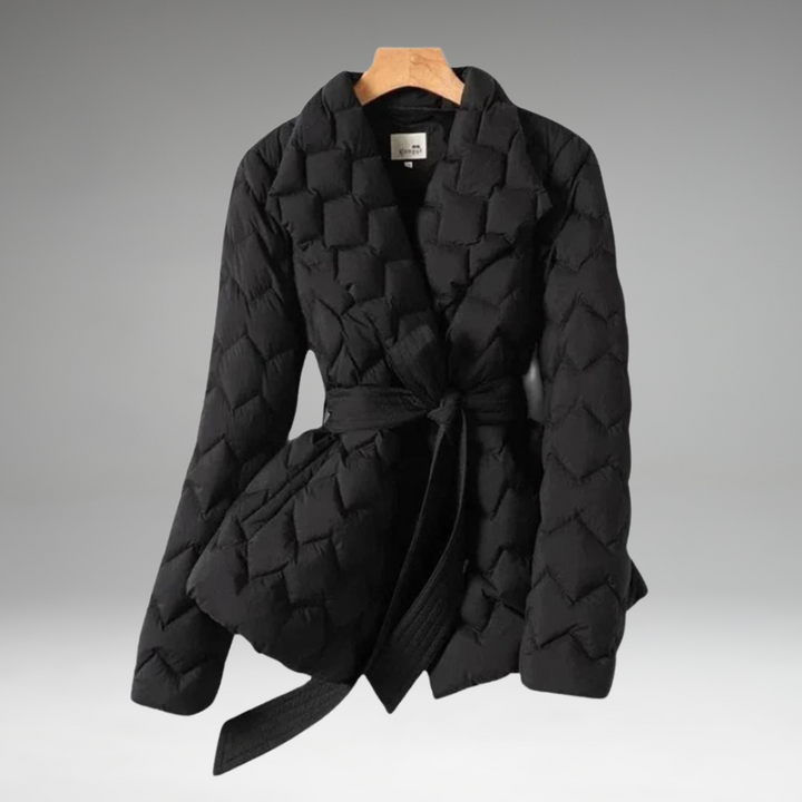 Adriana | Manteau en duvet élégant avec ceinture