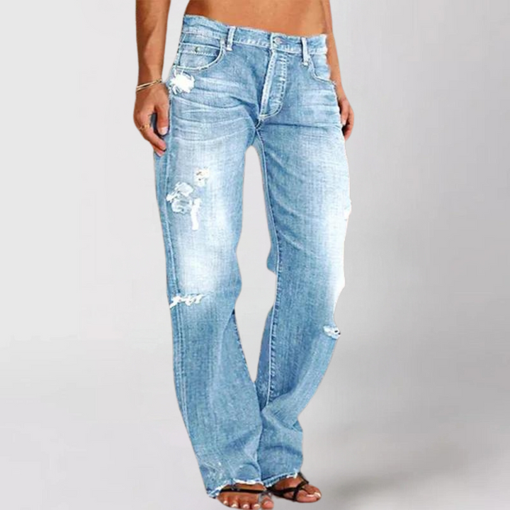 Vicky | Jean en denim large et décontracté