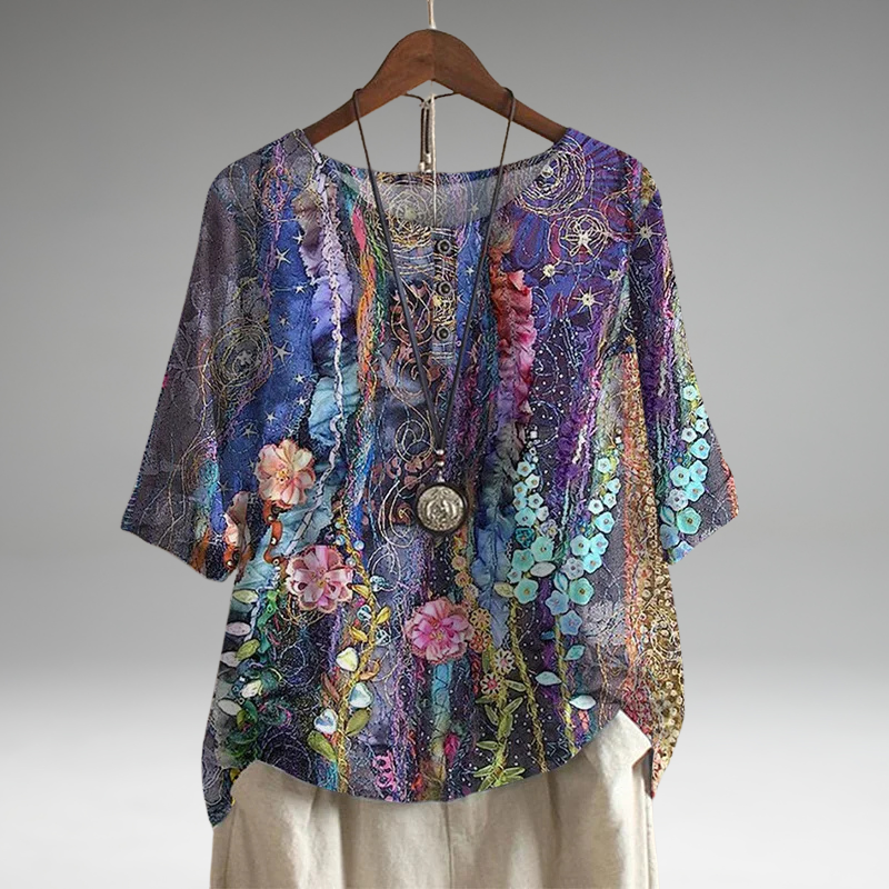 Anya | Blouse d'inspiration rétro