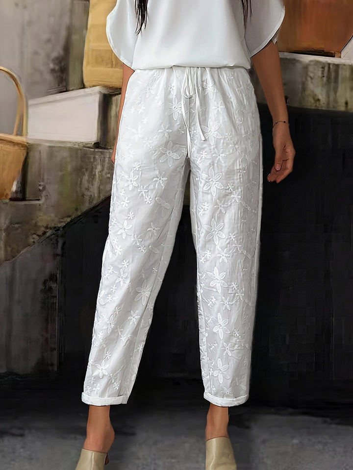 Elina - Pantalons à Jambes Larges