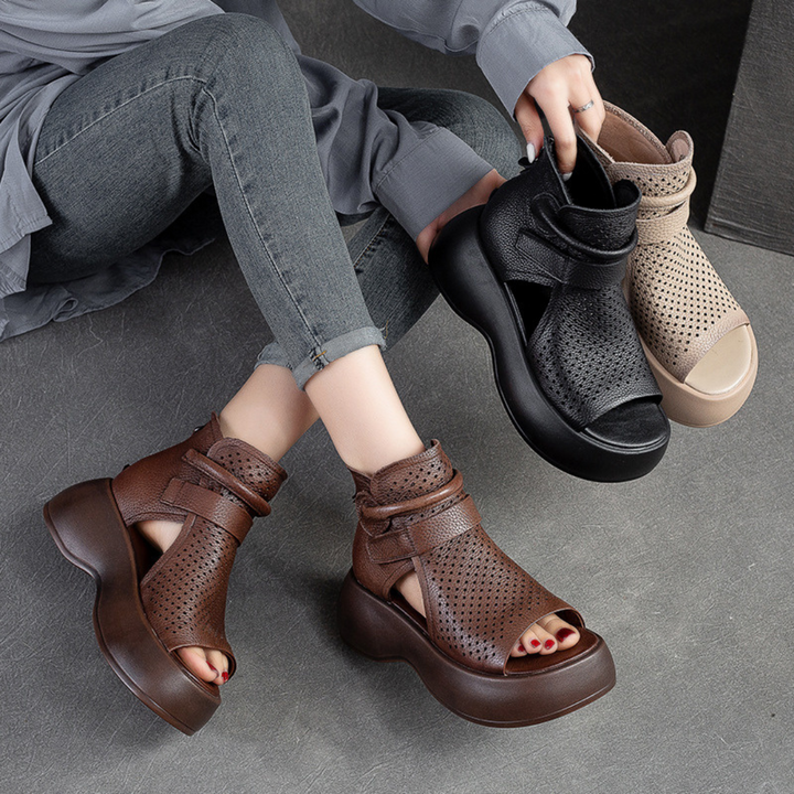 Federica™ - Sandales orthopédiques en cuir intemporelles