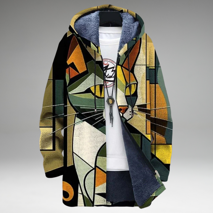 Anna - Veste avec Imprimé Artistique