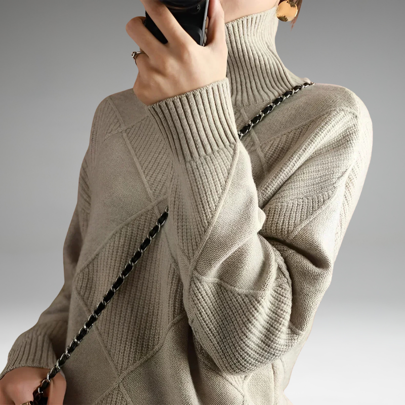 Avery | Col roulé en tricot doux