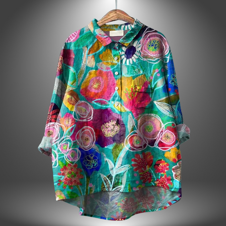 Blouses Florales Classiques Laluna®